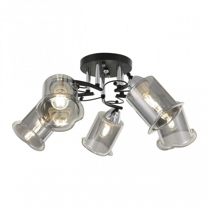 Потолочная люстра Arte Milano AMALFI-323219 323219/5 CR+BK
