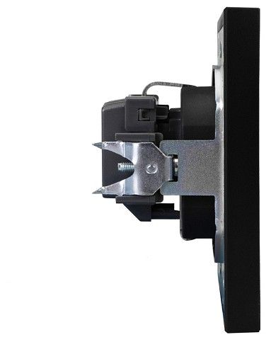 Розетка с заземлением и со шторкой, без рамки Kranz STRONG KR-78-0701-5