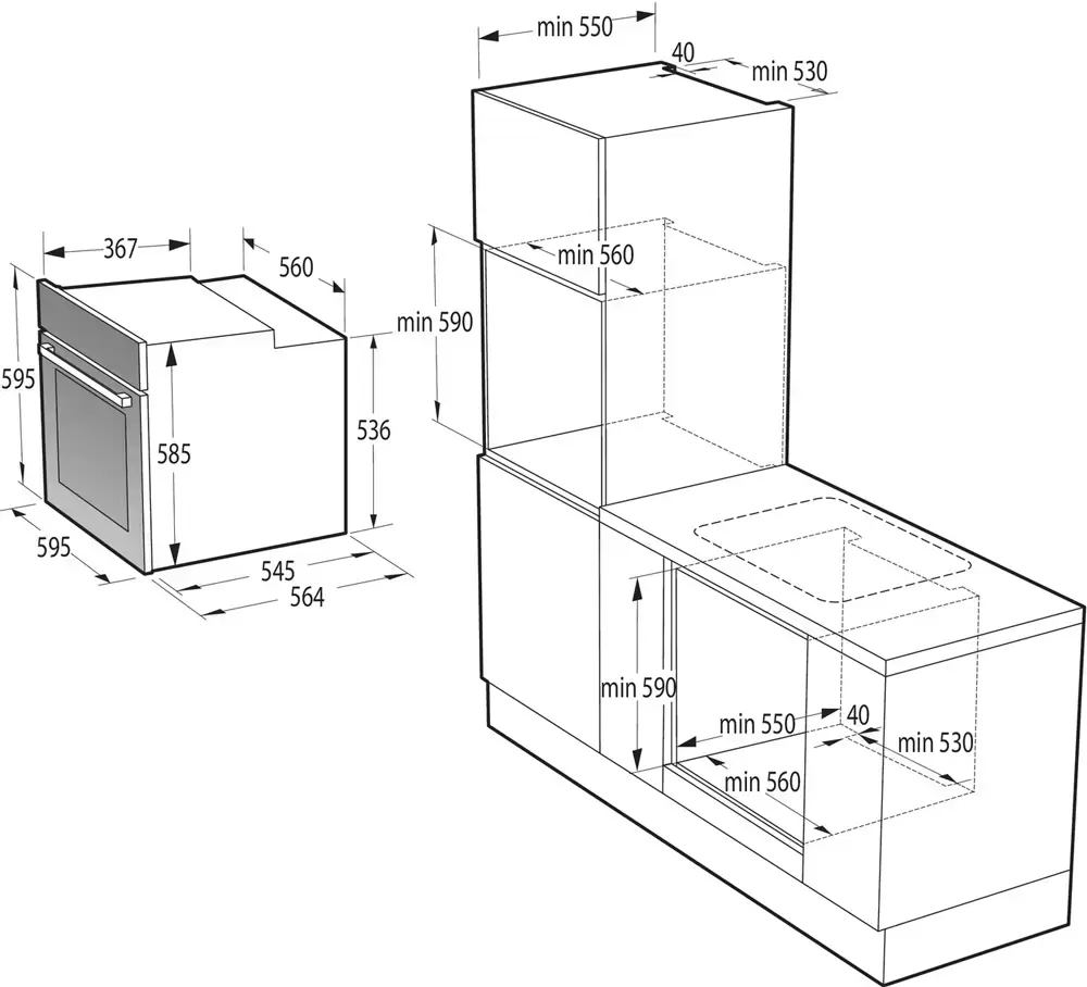 Духовой шкаф Gorenje BOS67371SYW