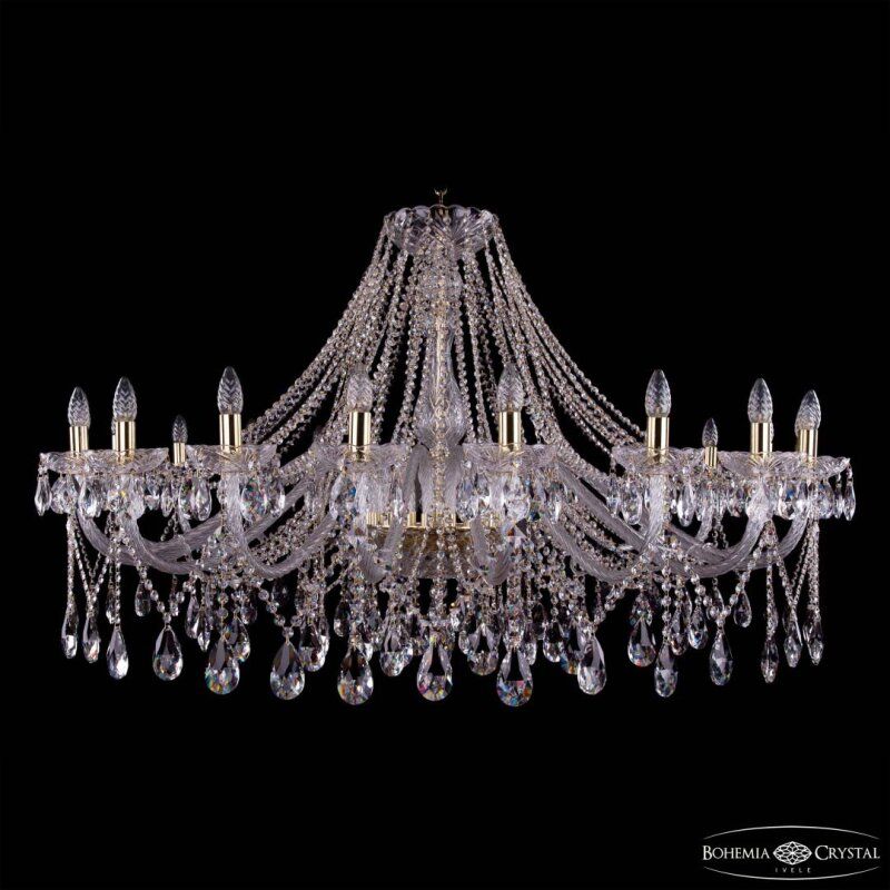 Подвесная люстра Bohemia Ivele Crystal 1413 1413/20/530 G