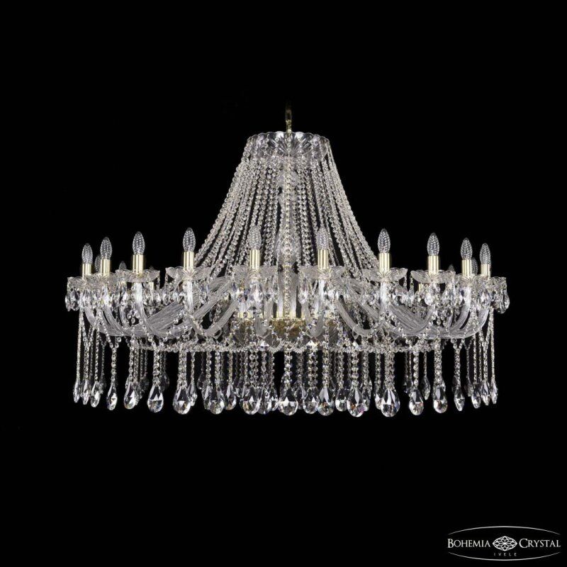 Подвесная люстра Bohemia Ivele Crystal 1413 1413/24/530 G