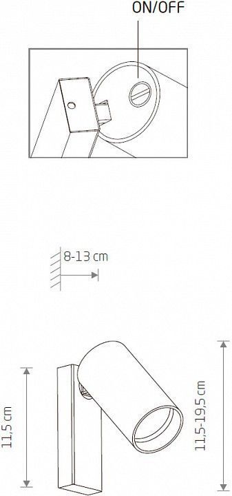 Бра Nowodvorski Mono 7772