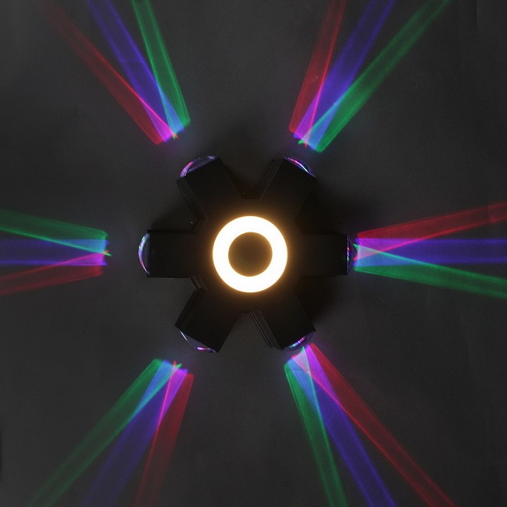 Накладной светильник Reluce  08231-9.2-007U LED4W+6*3W RGB BK
