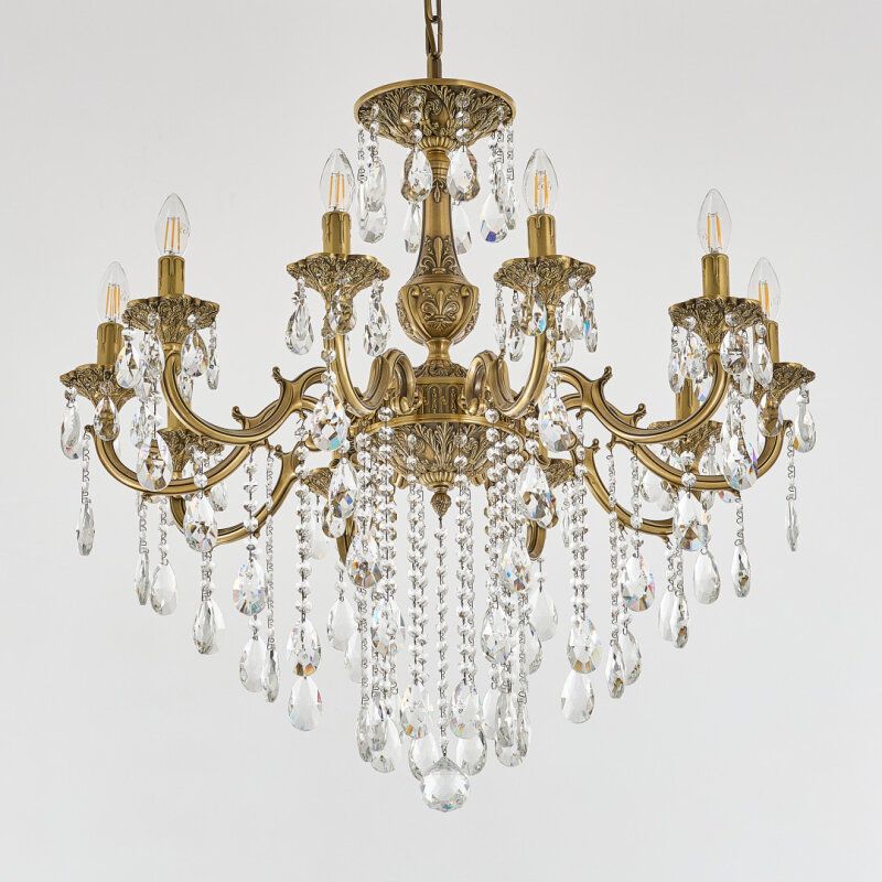 Подвесная люстра Bohemia Ivele Crystal AL7801 AL78101/10/250 B FP