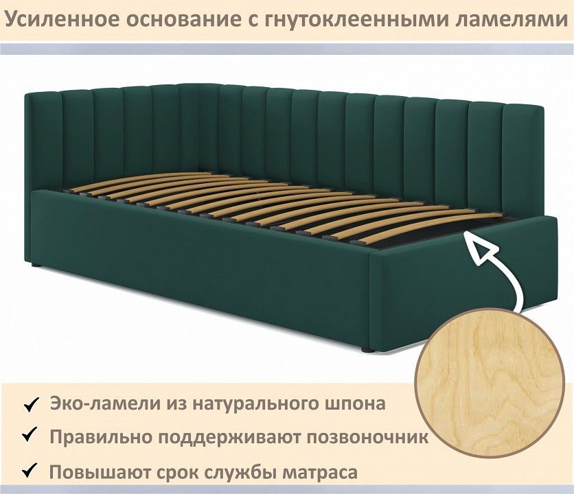 Кровать односпальная Milena 900
