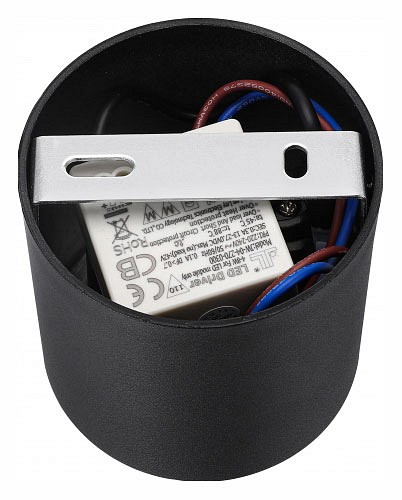 Накладной светильник iLedex Technical Metrica 108-7W-D80-4000K-24DG-BK