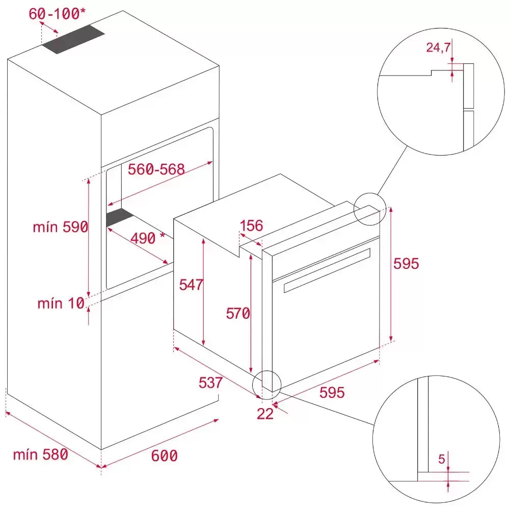 Духовой шкаф Teka HLB 8600 LONDON BRICK