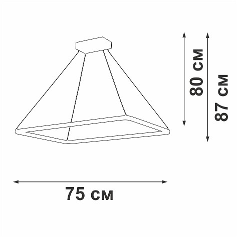 Подвесной светильник Vitaluce V2704 V2704-9/1S