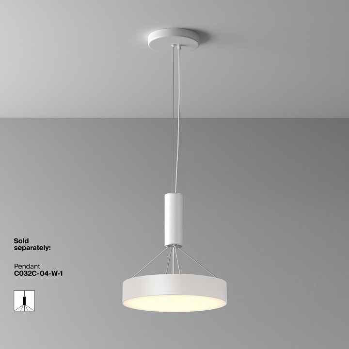 Накладной светильник Maytoni Technical Zon C032CL-36W3K-RD-W