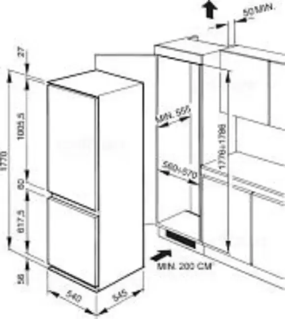 Холодильник Smeg CR324PNF