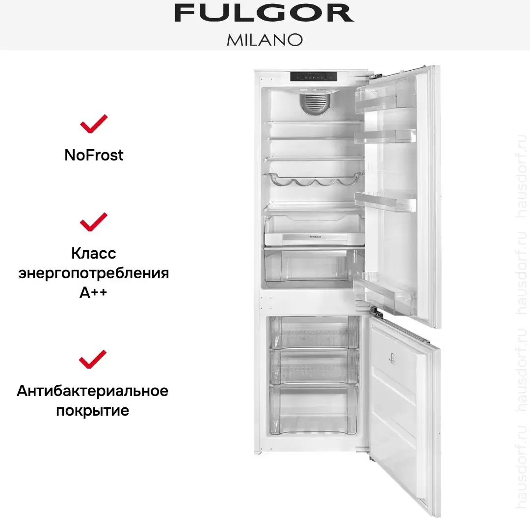 Встраиваемый холодильник Fulgor Milano FBCD 352 NF ED