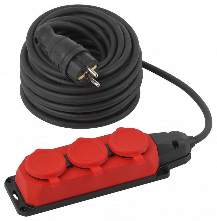 Удлинитель Эра  UK-3e-3x1,5-20m-IP44(KG)