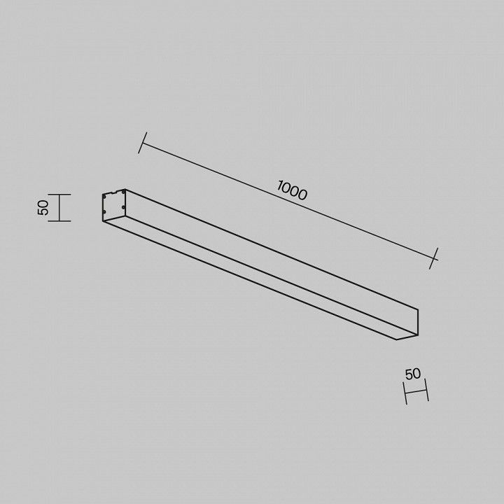 Накладной светильник Maytoni Technical Накладные линейные светильники LL311019