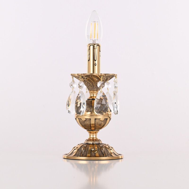 Настольная лампа декоративная Bohemia Ivele Crystal AL77 AL77500L/1-23 GB