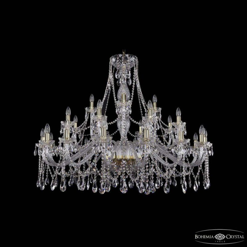 Подвесная люстра Bohemia Ivele Crystal 1413 1413/16+8+4/460 G