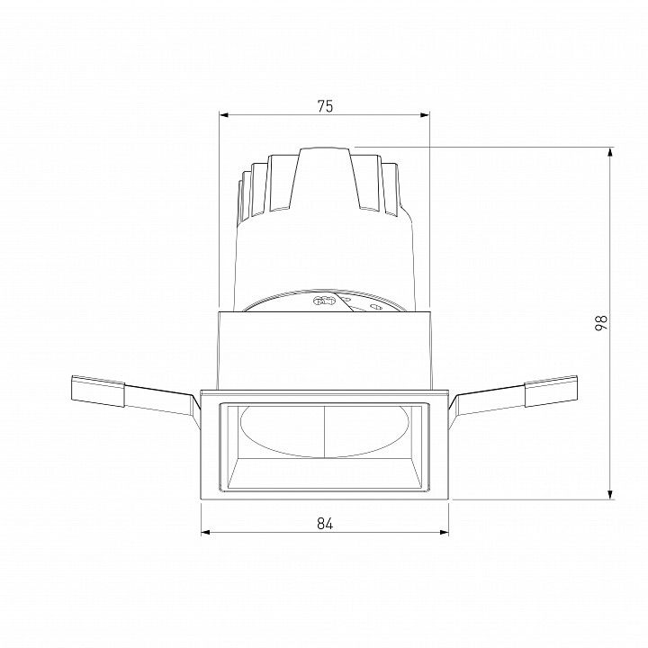 Встраиваемый светильник Elektrostandard Inline a064615