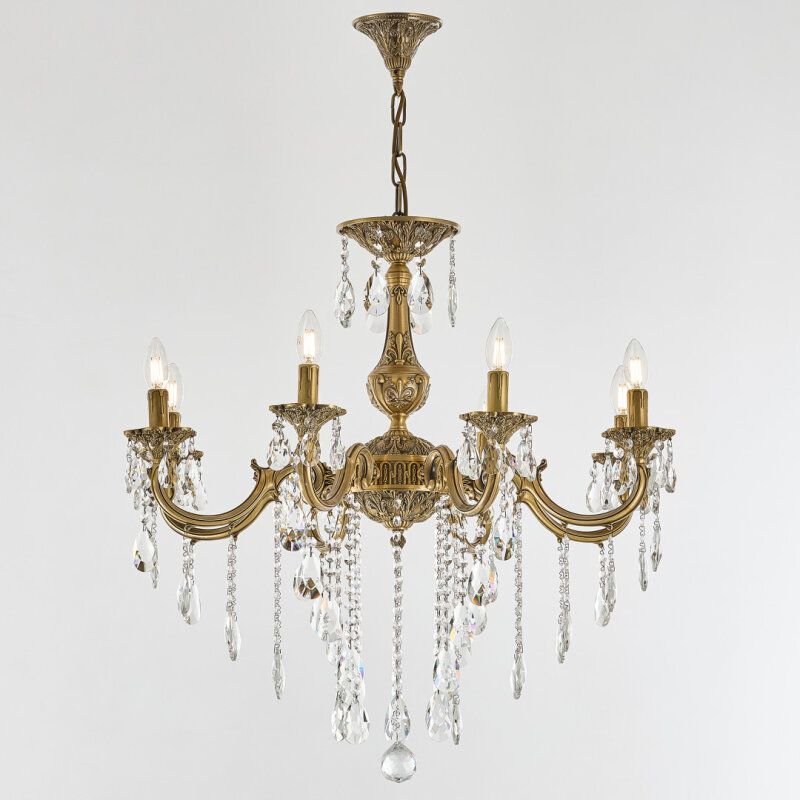 Подвесная люстра Bohemia Ivele Crystal AL7801 AL78101/8/250 B FP