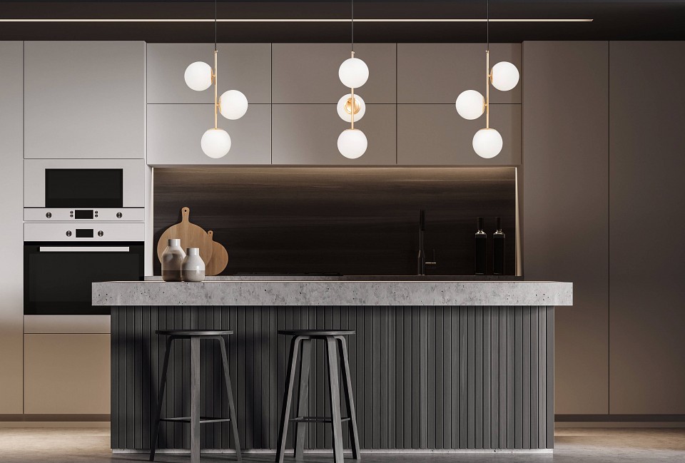 Подвесная люстра LUMINA DECO Stelvio LDP 6041-3 GD