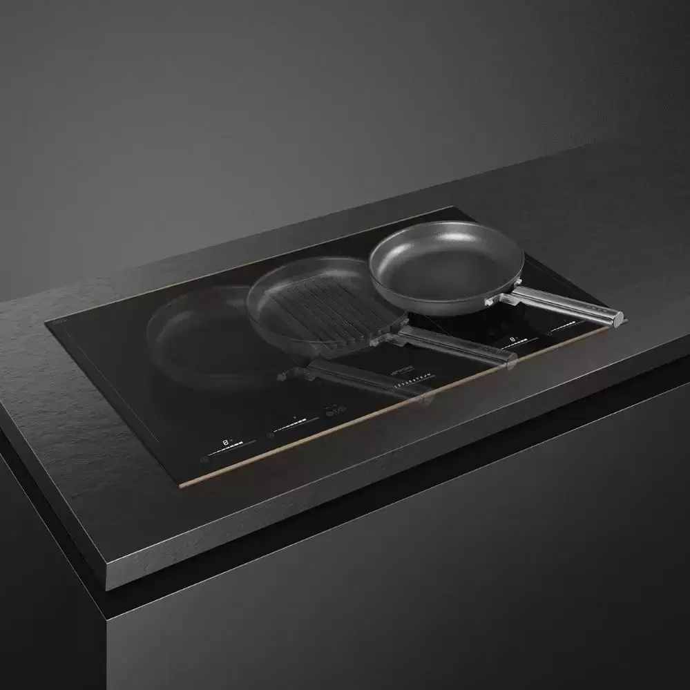 Варочная панель с вытяжкой Smeg HOBD682R1