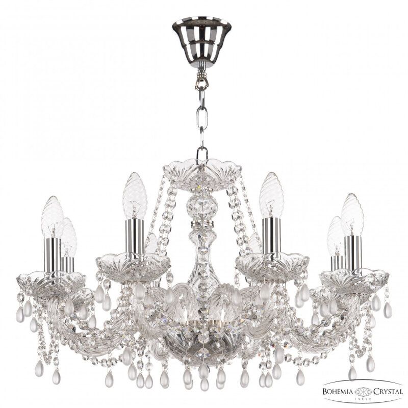 Подвесная люстра Bohemia Ivele Crystal 112 112/8/195 Ni V0300