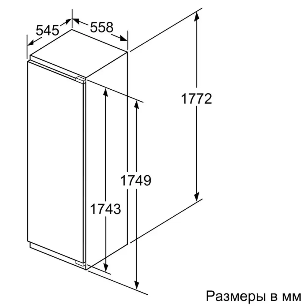 Встраиваемый холодильник SIEMENS KI81FPD20R