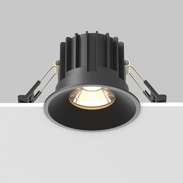 Встраиваемый светильник Maytoni Technical Round DL058-12W3K-B