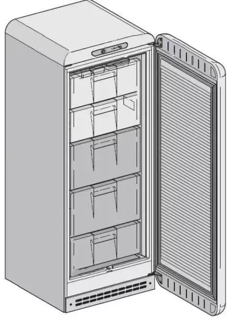 Холодильник Smeg CVB20RR