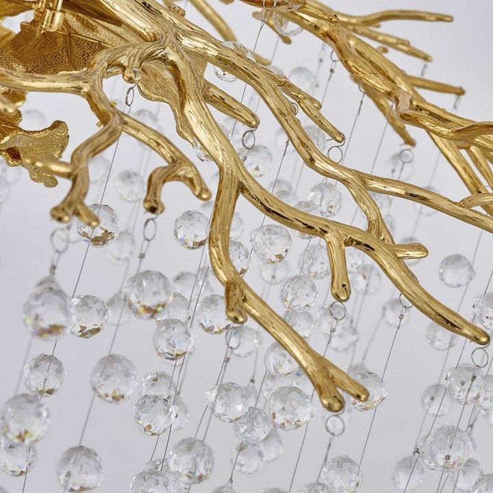 Подвесная люстра Arte Milano Веточка 230310.800.7.G9.F2 GD