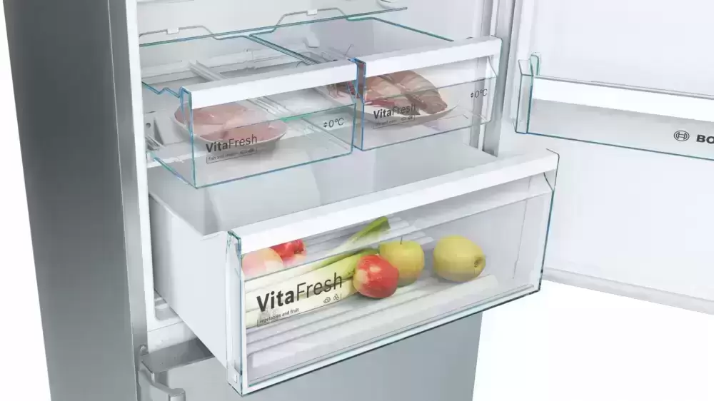 Холодильник с нижней морозильной камерой BOSCH KGN49XI2OR