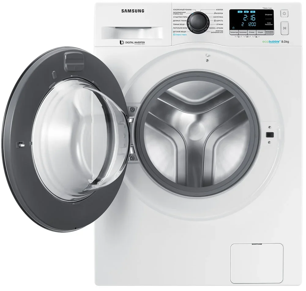 Стиральная машина Samsung WW 80 K 62 E 07 W/DLP