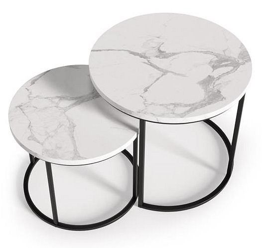 Стол журнальный Halmar Oreo V-CH-OREO-LAW-BIALY_MARMUR
