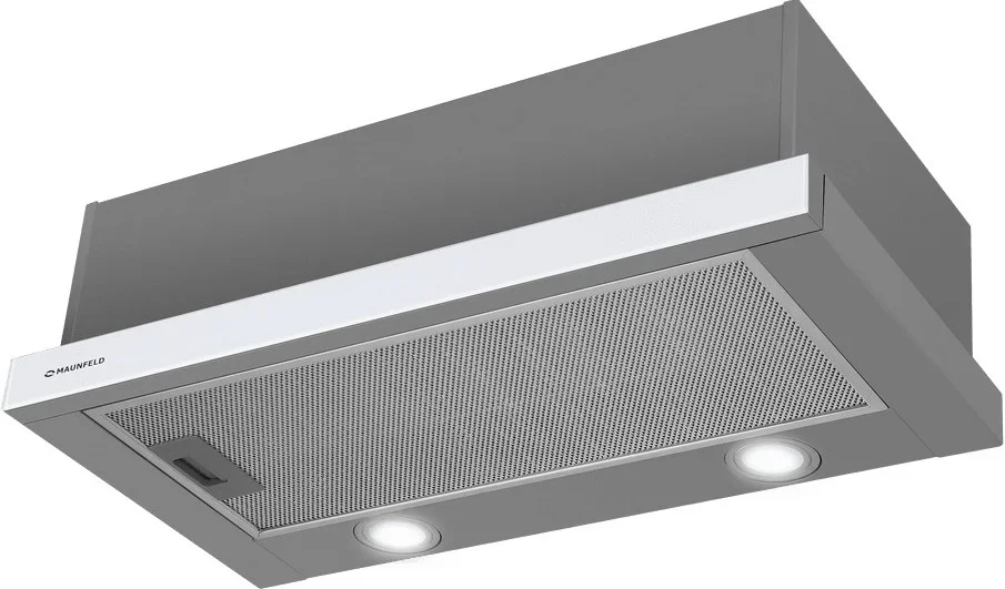 Встраиваемая вытяжка Maunfeld VSF 60 Grey Glass White