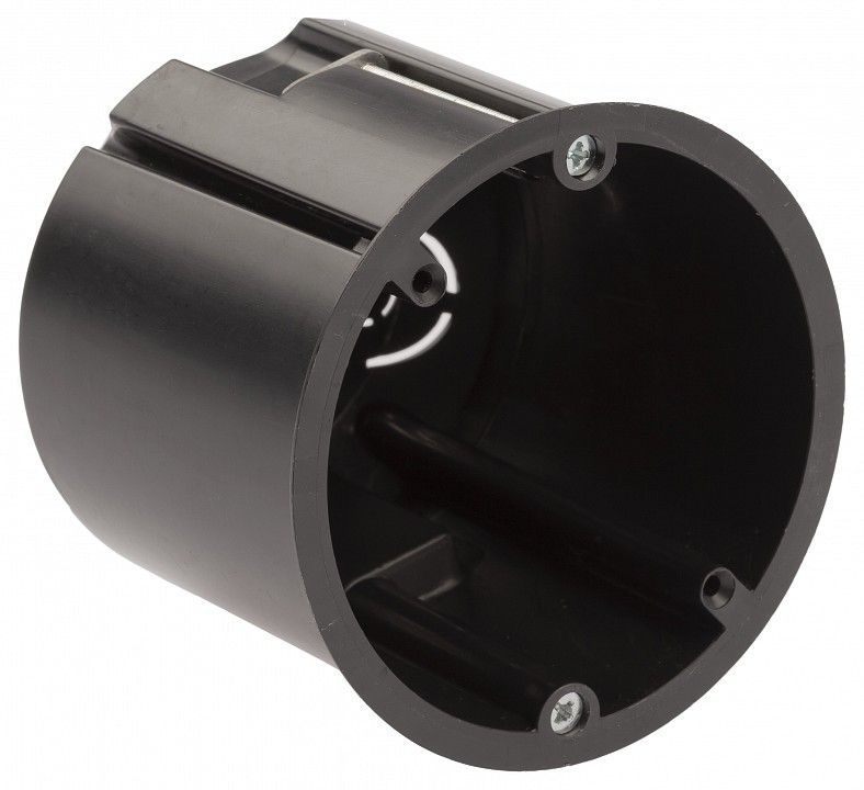 Подрозетник для полых стен Эра  KUP-73-73-m-black