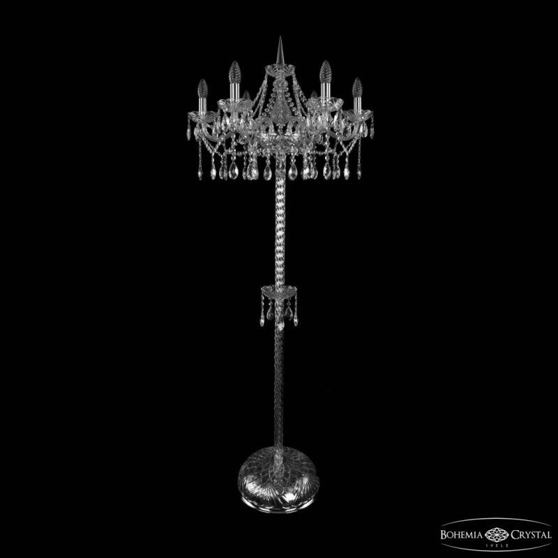 Торшер Bohemia Ivele Crystal 1413 1413T2/6/200-160 Ni