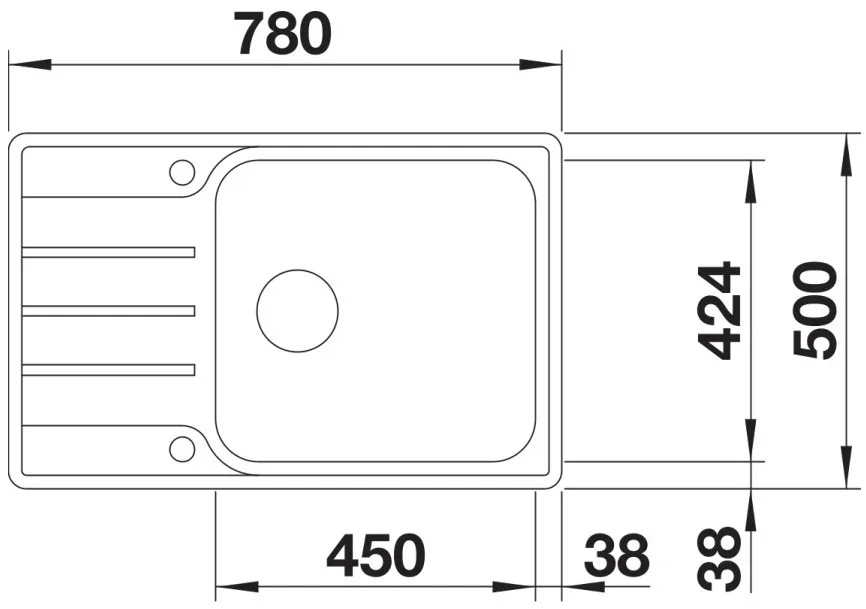 Мойка BLANCO LEMIS XL 6 S-IF Compact нержавеющая сталь