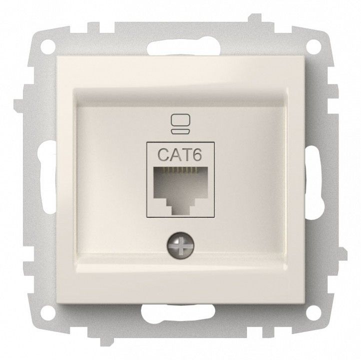 Розетка Ethernet RJ-45 без рамки Elbi Eleсtriс Zena Vega 609-010200-247