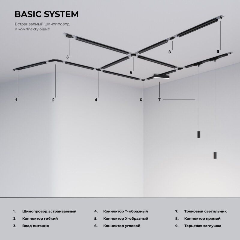 Светильник на штанге Elektrostandard Basic System 85900/01