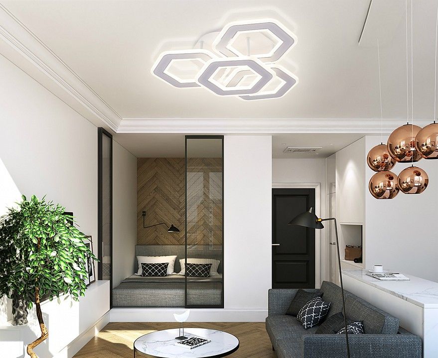 Потолочная люстра Natali Kovaltseva Damask HIGH-TECH LED LAMPS 82060