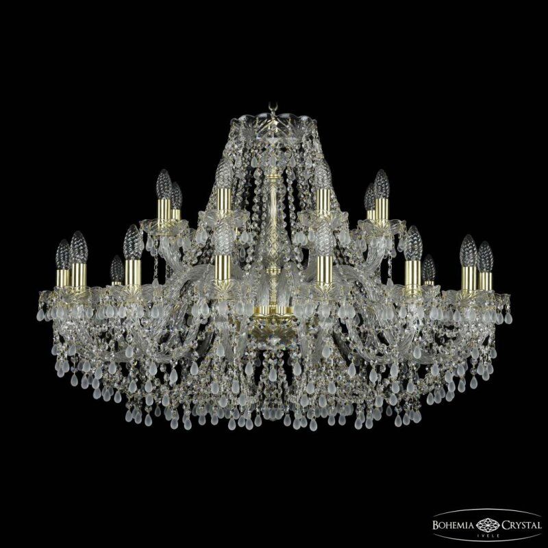 Подвесная люстра Bohemia Ivele Crystal 1410 1410/16+8/360 G V0300