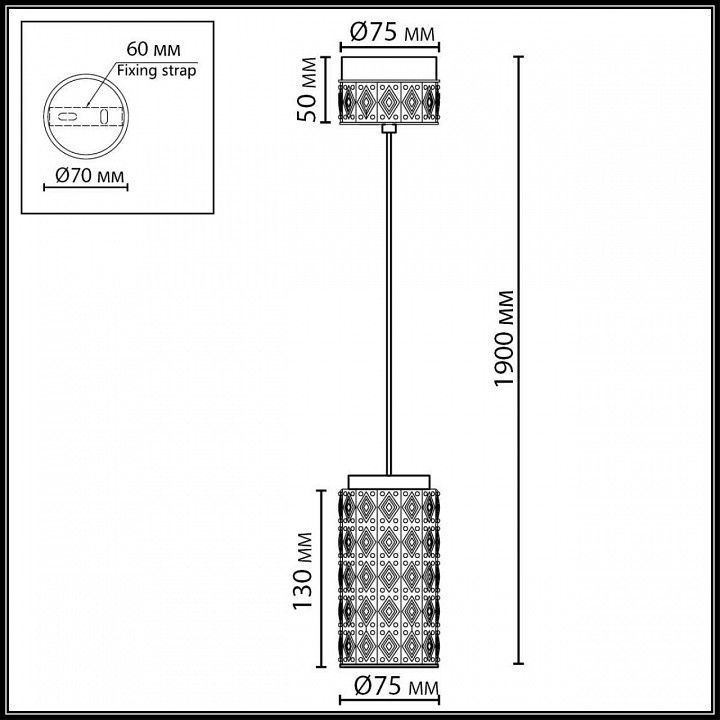 Подвесной светильник Odeon Light L-VISION 5452/5L
