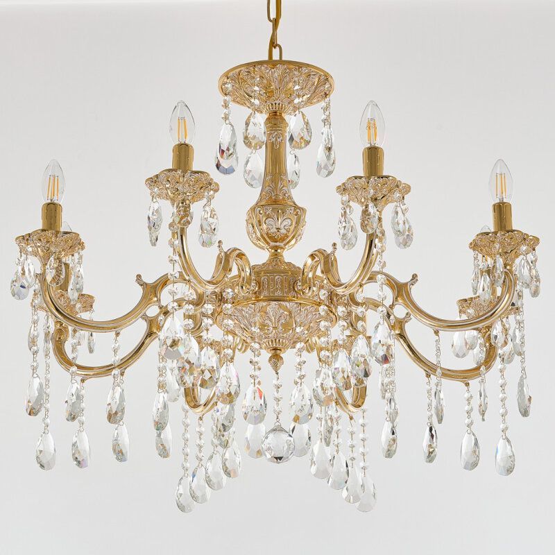 Подвесная люстра Bohemia Ivele Crystal AL7801 AL78101/8/250 A GW