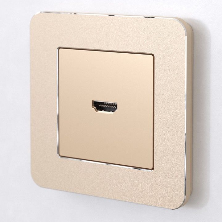 Рамка на 1 пост Werkel Platinum (шампань) W0012611