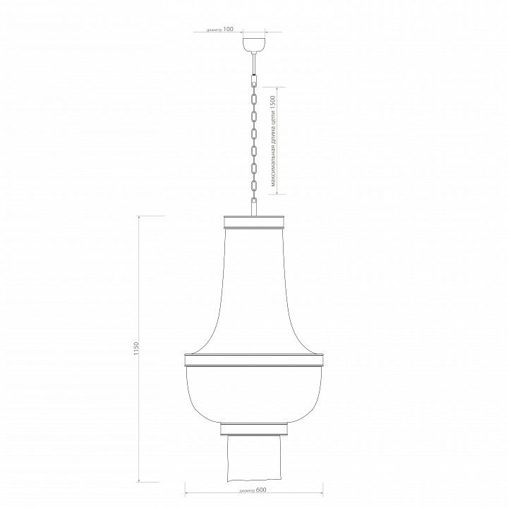 Подвесная люстра Covali  JPL-10478a