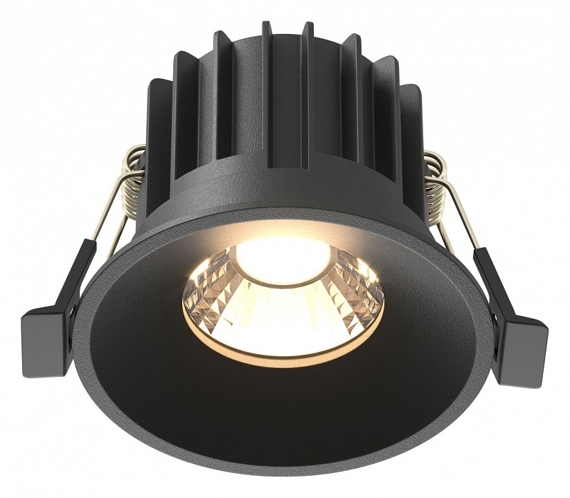 Встраиваемый светильник Maytoni Technical Round DL058-12W3K-B