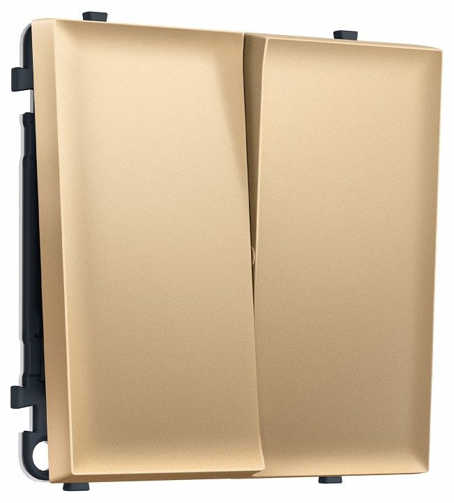 Переключатель перекрестный двухклавишный без рамки Ambrella Volt MS MS883030