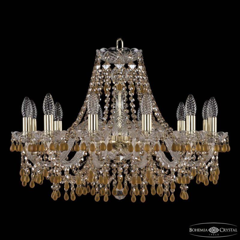 Подвесная люстра Bohemia Ivele Crystal 1410 1410/12/240 G V1003 R721