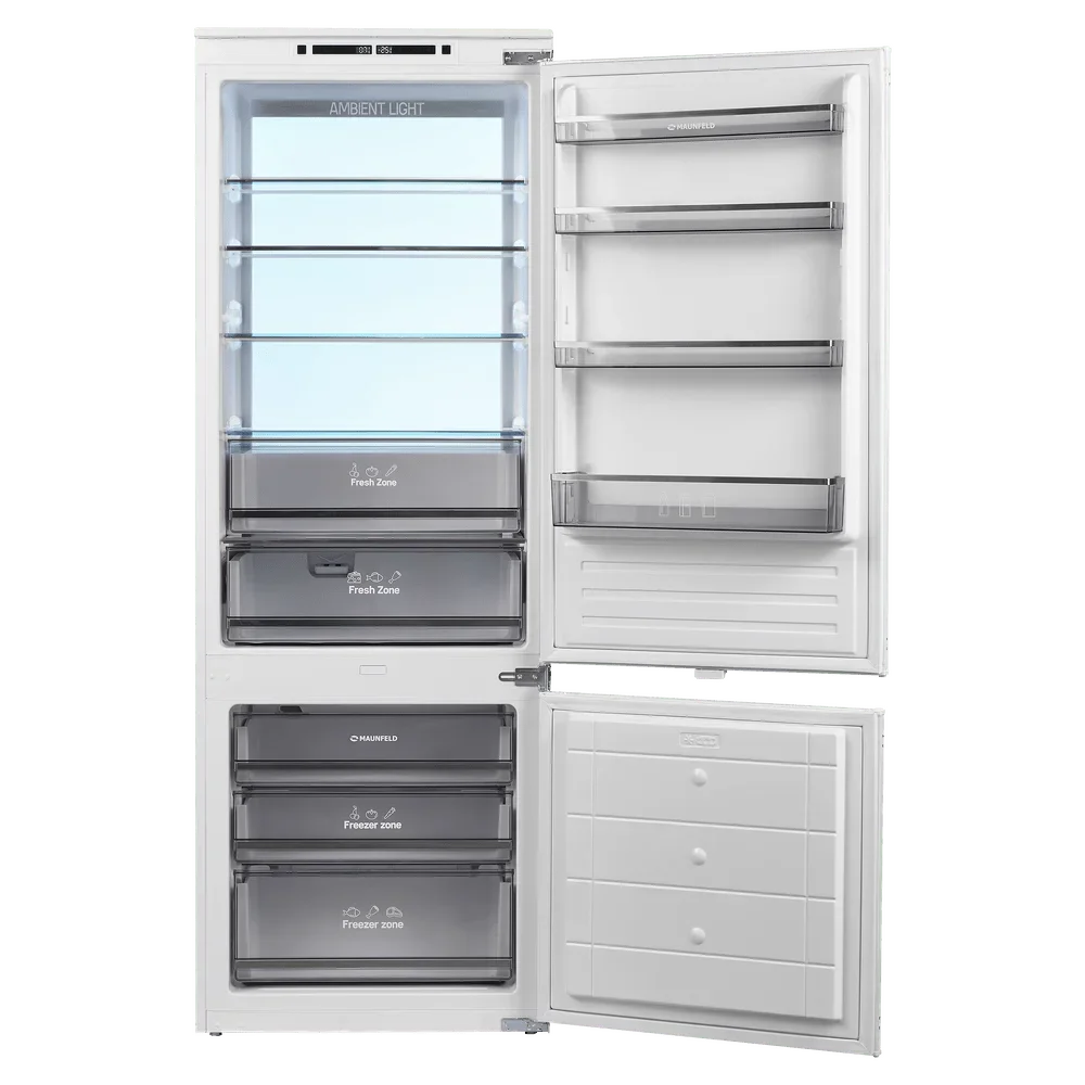 Встраиваемый холодильник Maunfeld MBF193NFW1GR Inverter