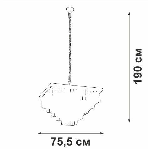 Подвесная люстра Vitaluce V5818 V5818-8/13