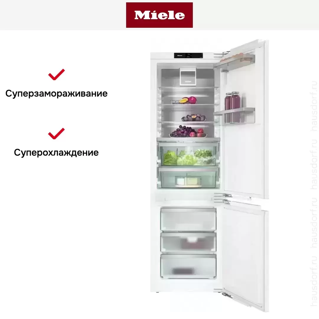 Встраиваемый холодильник Miele KFN 7774 D с дефектом на корпусе, с витрины