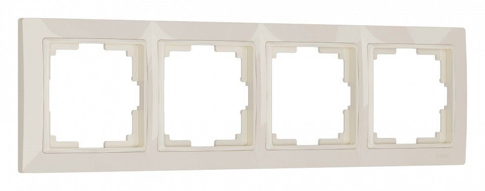 Рамка на 4 поста Werkel Snabb Basic (слоновая кость) W0042003